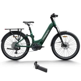 Himiway 500W 48V A7 Pro Mid Drive Commuter Step-Thru Electric Bike