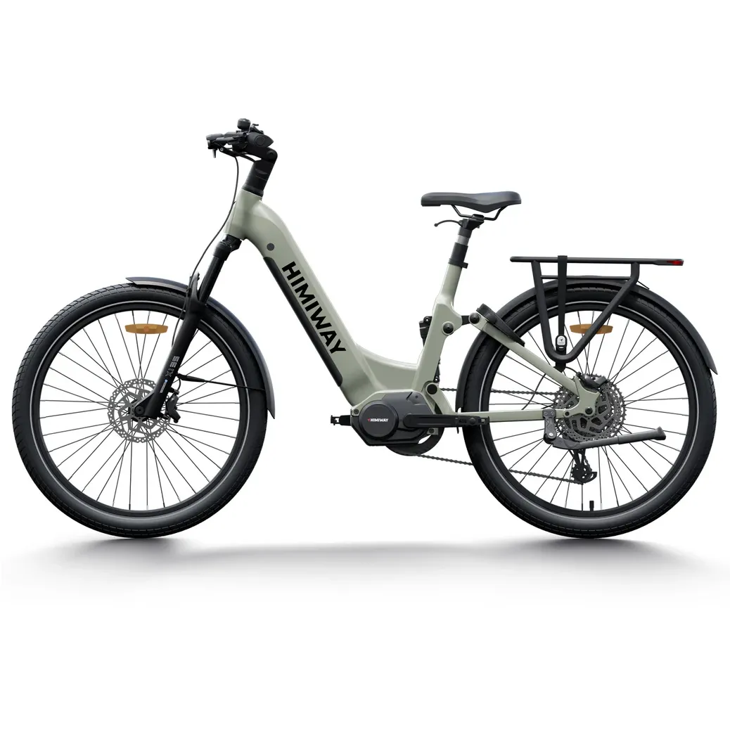 Himiway 500W 48V A7 Pro Mid Drive Commuter Step-Thru Electric Bike