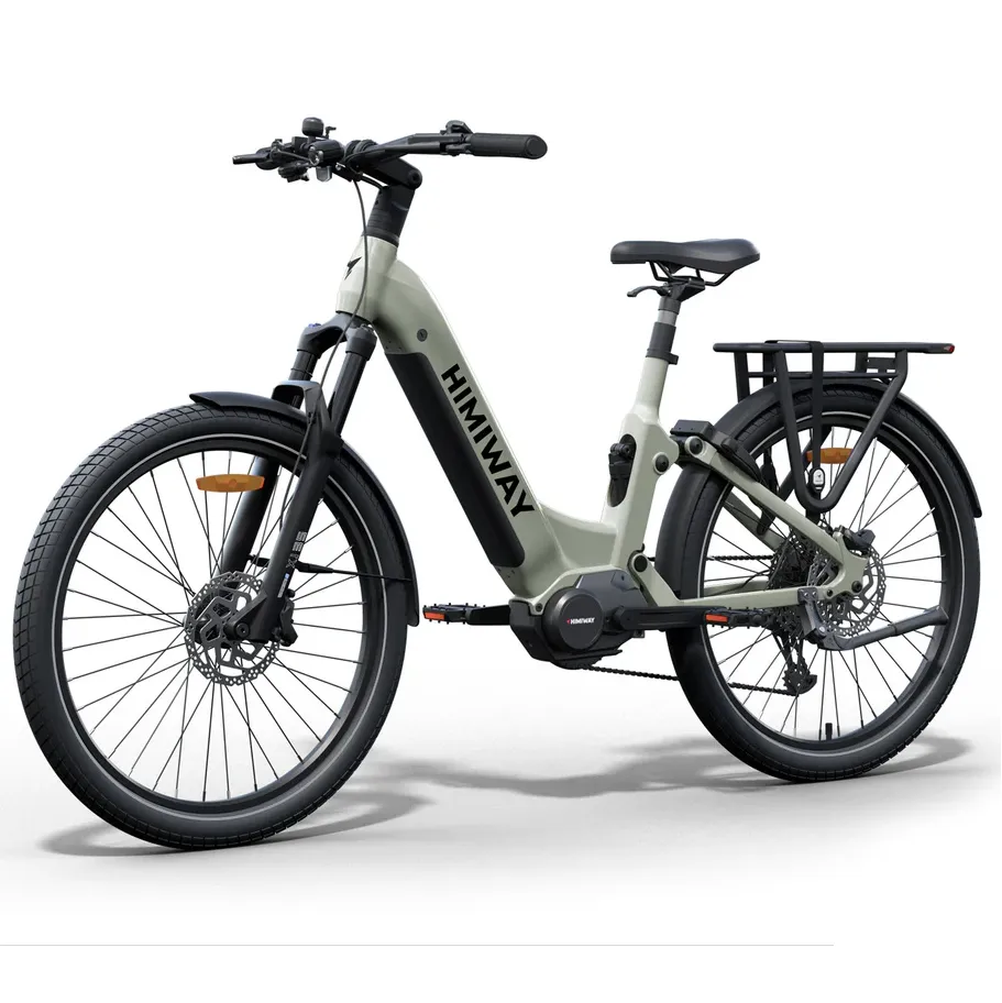 Himiway 500W 48V A7 Pro Mid Drive Commuter Step-Thru Electric Bike