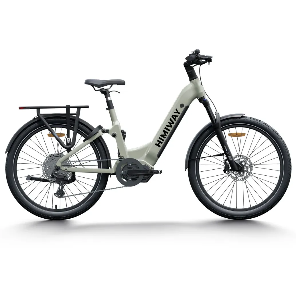 Himiway 500W 48V A7 Pro Mid Drive Commuter Step-Thru Electric Bike