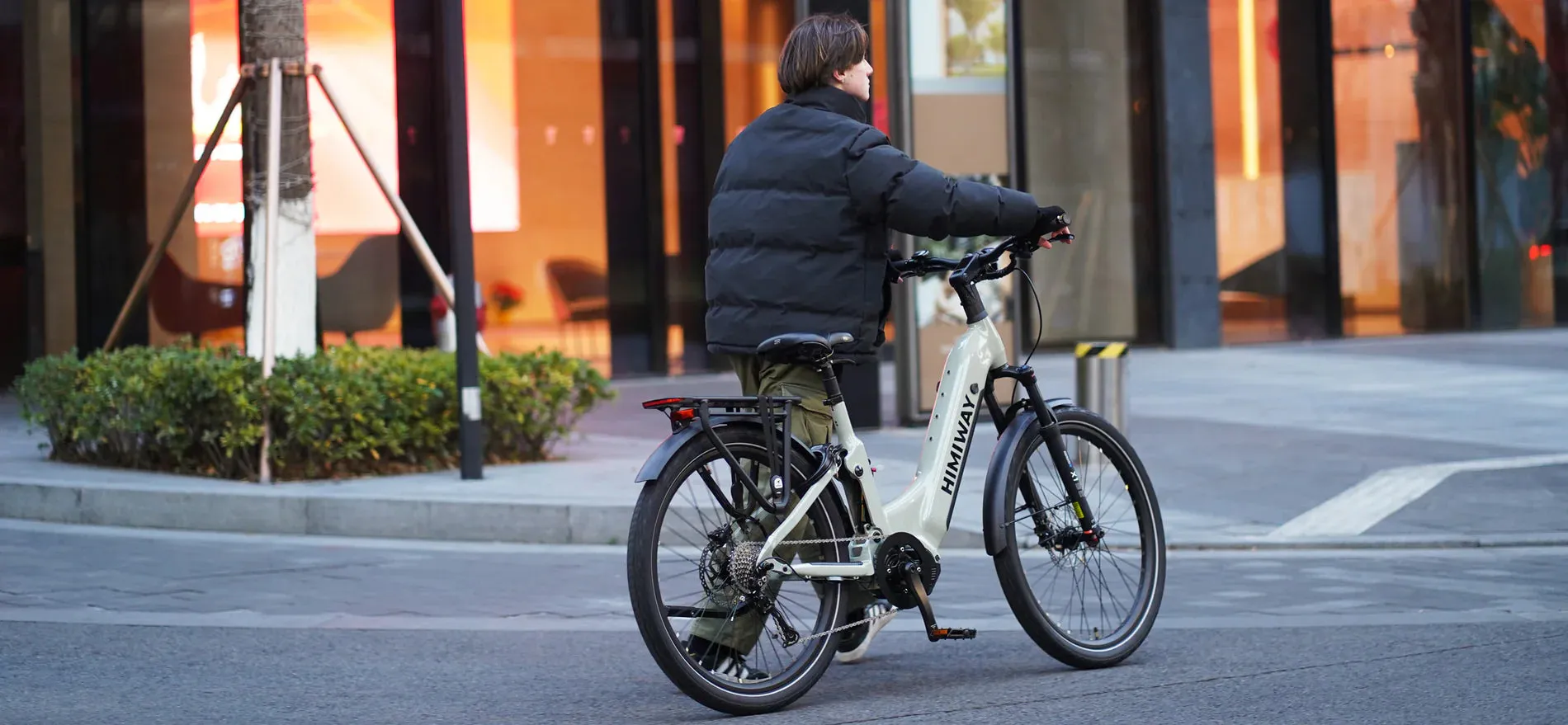 Himiway 500W 48V A7 Pro Mid Drive Commuter Step-Thru Electric Bike