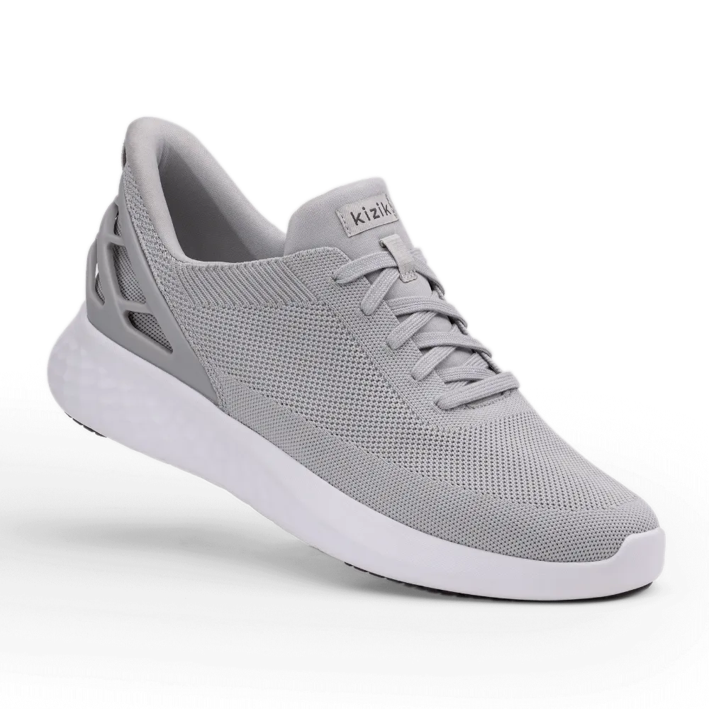 Kizik Unisex Athens Hands-Free Knit Sneaker Slate Grey