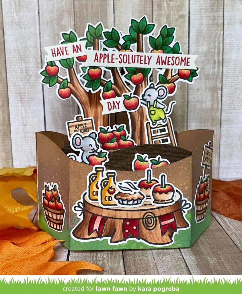 LAWN FAWN: Platform Pop-Up Hillside Inserts  | Lawn Cuts Die