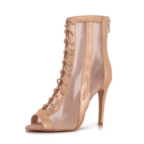 Lexie rose gold - Talons stilettos slim - Prête à expédier