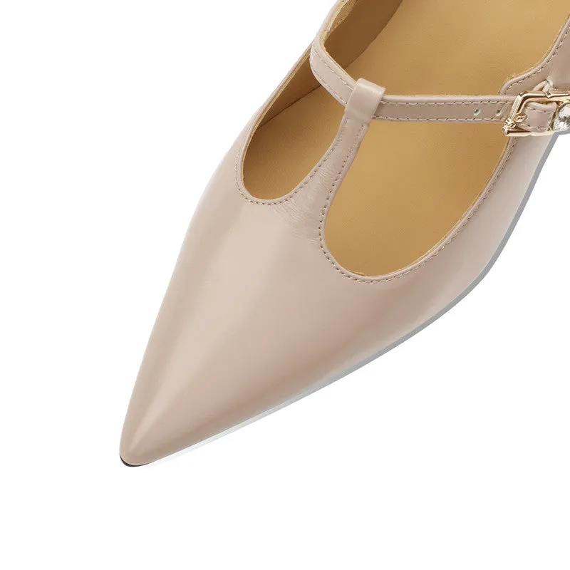 Maria T Strap Pink Stilettos