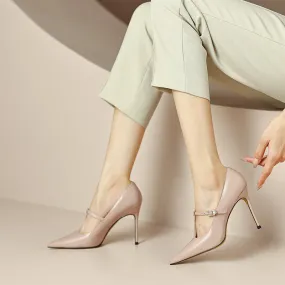 Maria T Strap Pink Stilettos