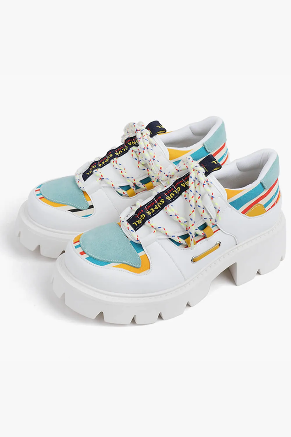 Memphis Retro Aesthetic Platform Shoes