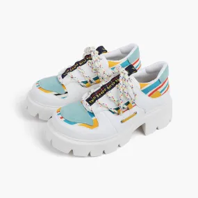 Memphis Retro Aesthetic Platform Shoes