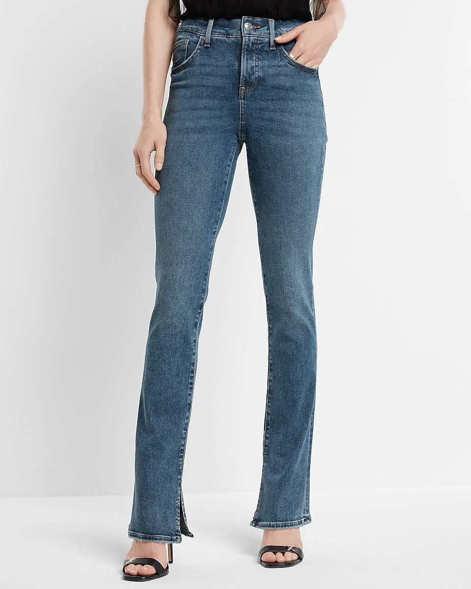 Mid Rise Dark Wash Skyscraper Jeans in Dark Wash