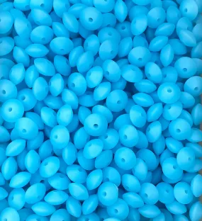 Neon Blue Glow 12mm Lentil