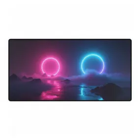 Neon Glow Mouse Pad - Futuristic Gaming or Office Decor