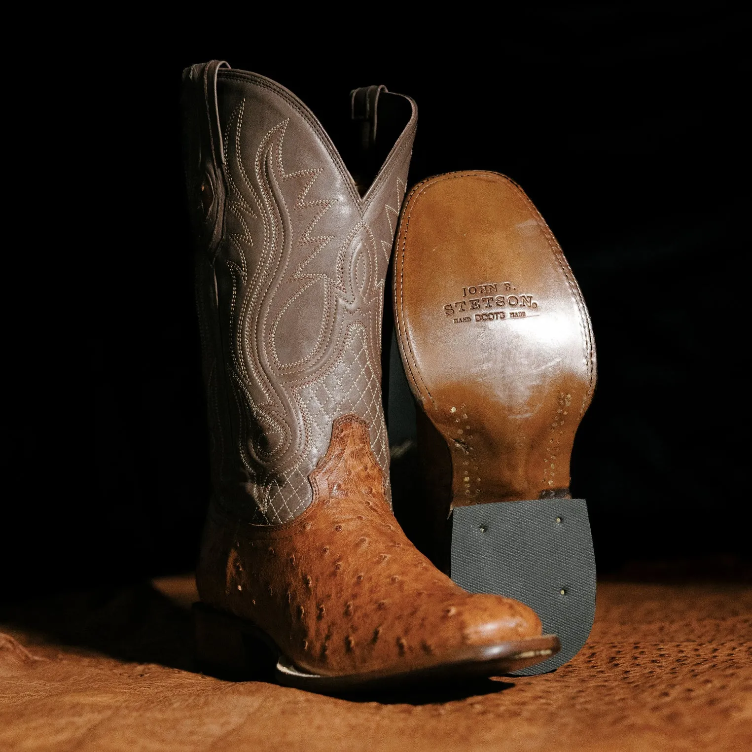 Ozzy Ostrich Boot