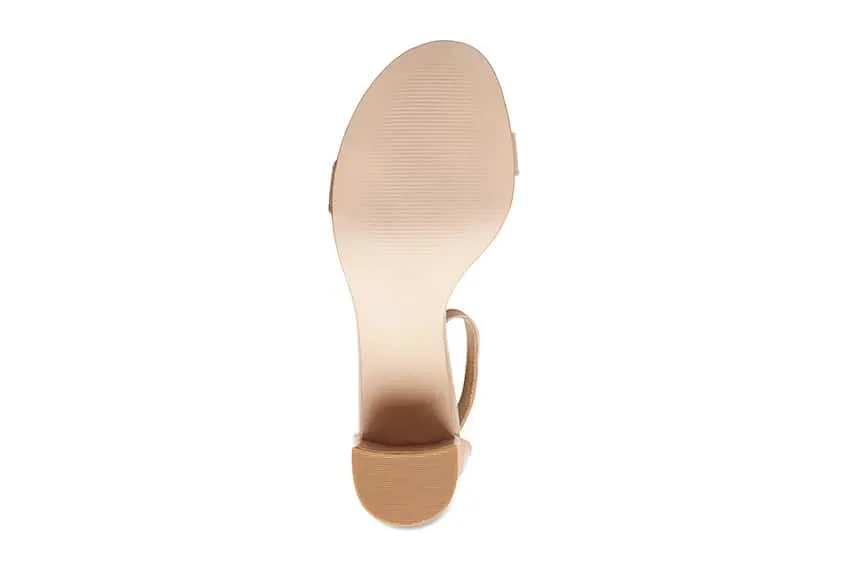 Parade Heel in Nude Patent