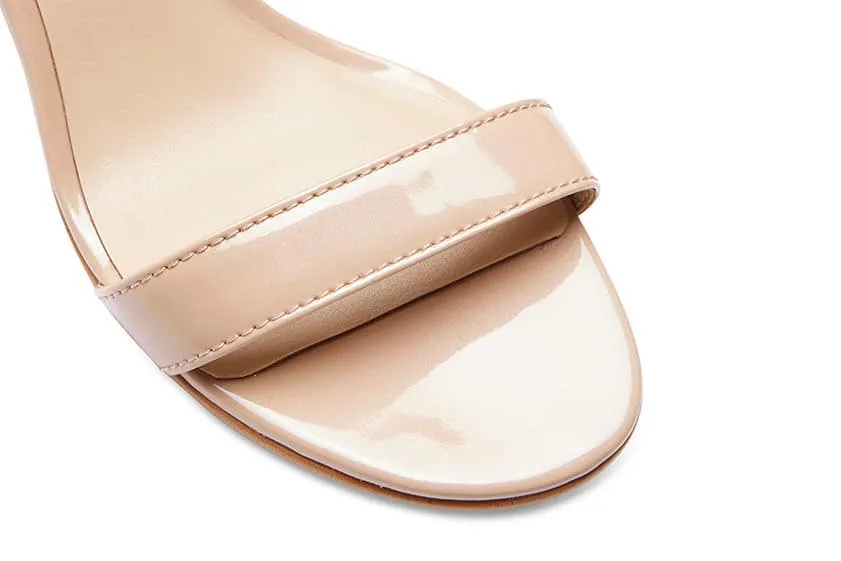 Parade Heel in Nude Patent