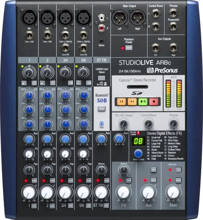 Presonus StudioLive AR8C USB Mixer
