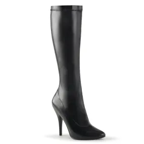 SEDUCE-2000 Black Stretch Faux Leather