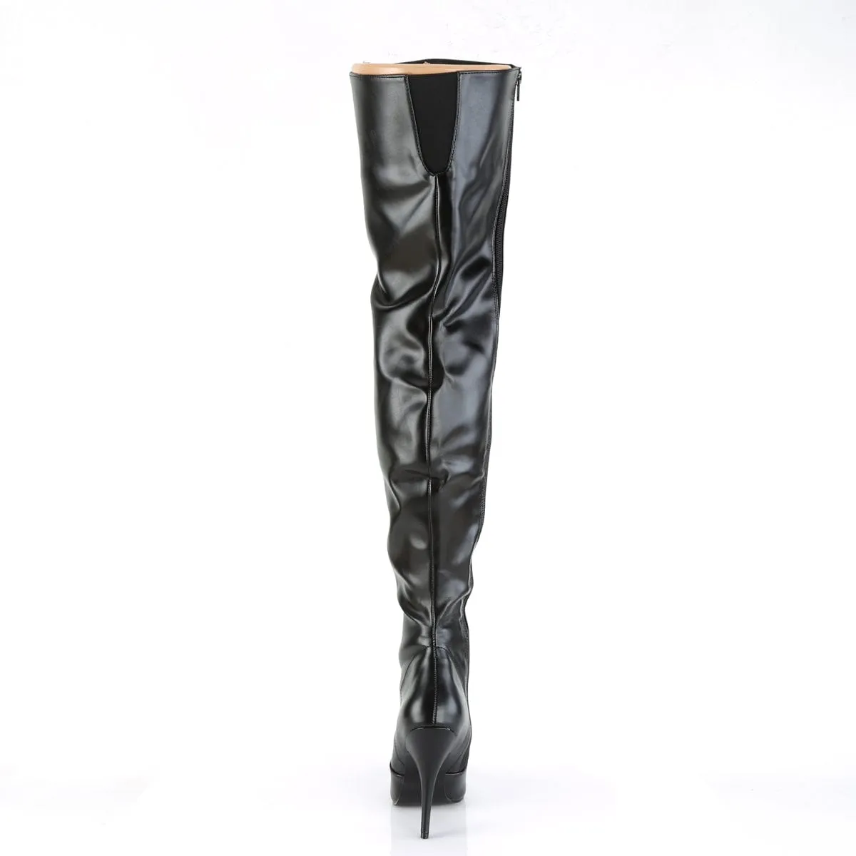 SEDUCE-3010 Black Faux Leather