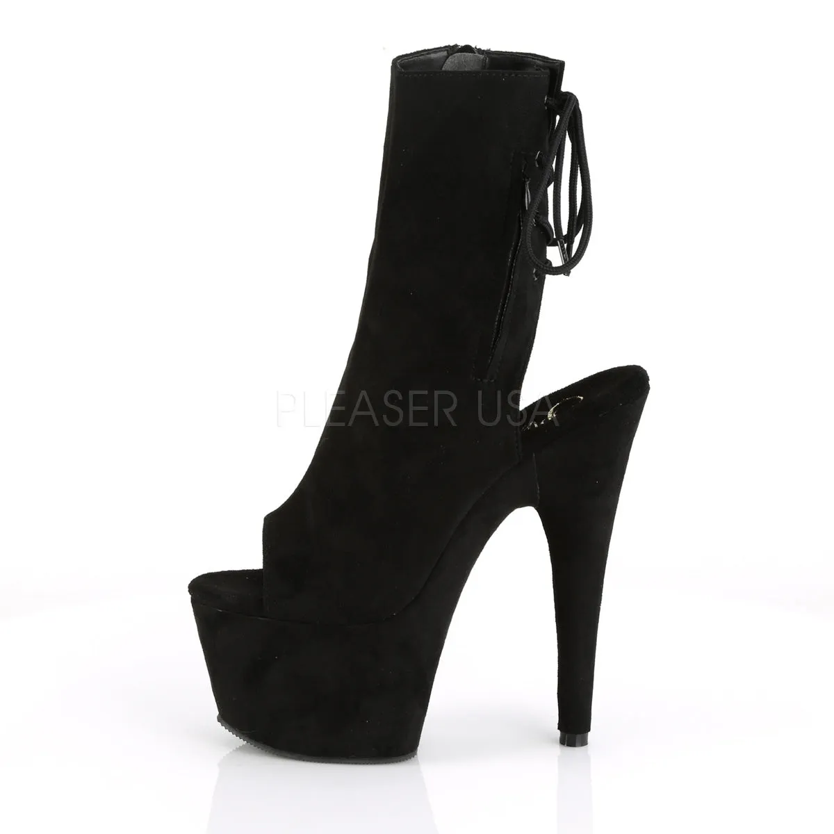 Sexy and Know It Black Faux Suede Boots
