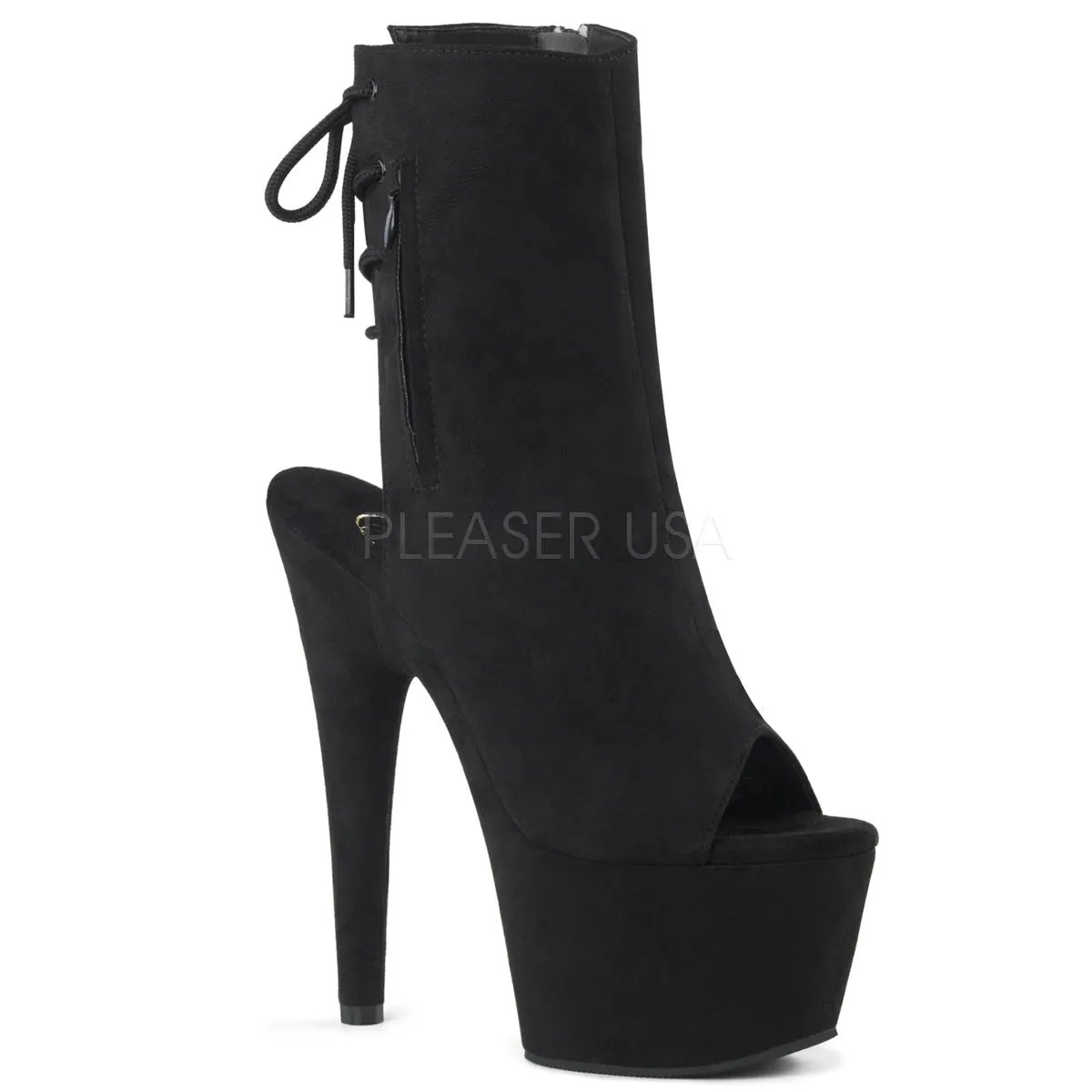 Sexy and Know It Black Faux Suede Boots