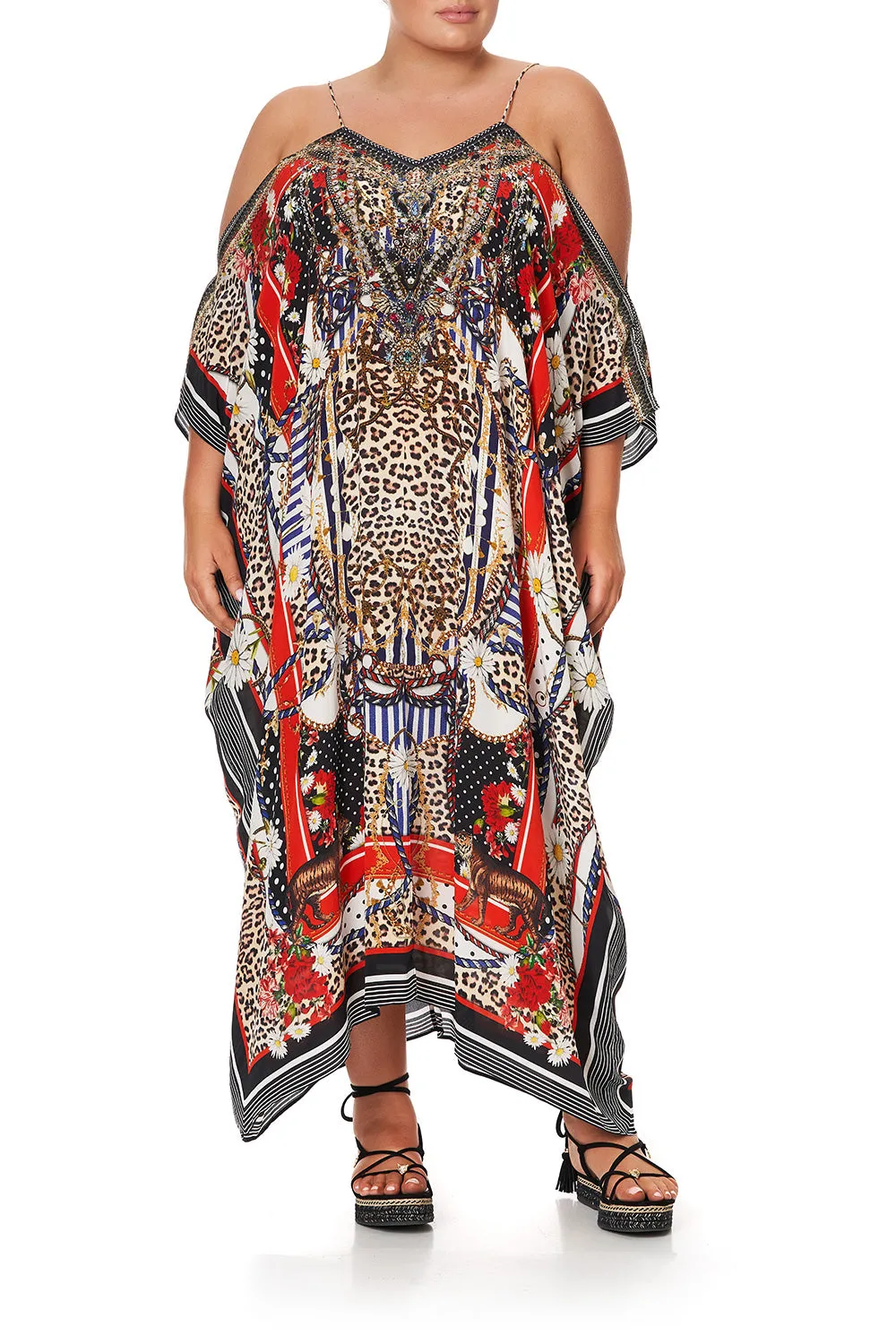 SHOESTRING STRAP KAFTAN DEAR BRIGITTE