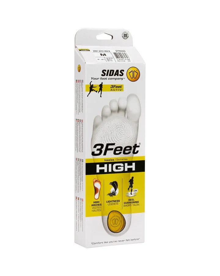 Sidas Winter 3Feet® High Arch Ski & Snowboard Boot Insoles