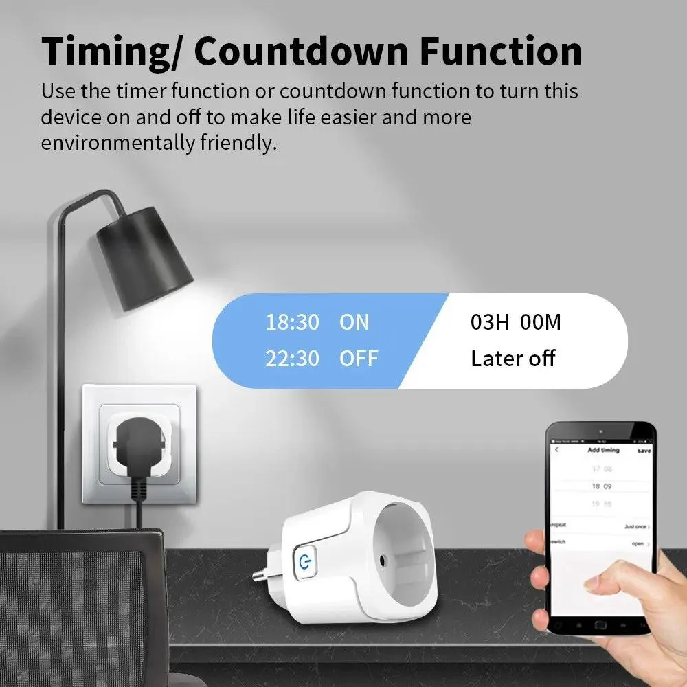Smart Zigbee Plug: Energy Monitoring & Voice Control for Smart Homes