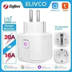 Smart Zigbee Plug: Energy Monitoring & Voice Control for Smart Homes