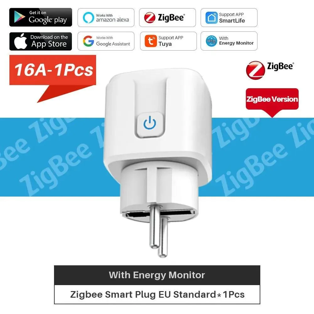 Smart Zigbee Plug: Energy Monitoring & Voice Control for Smart Homes