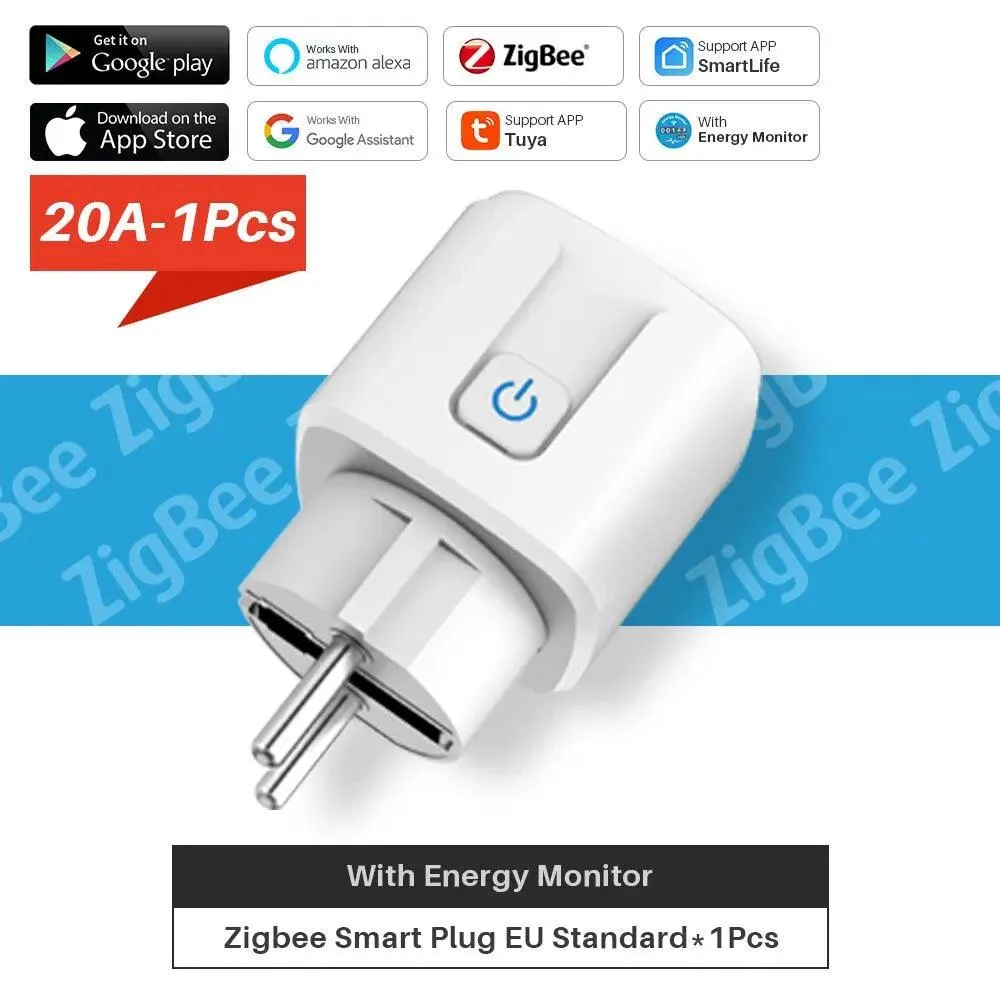 Smart Zigbee Plug: Energy Monitoring & Voice Control for Smart Homes