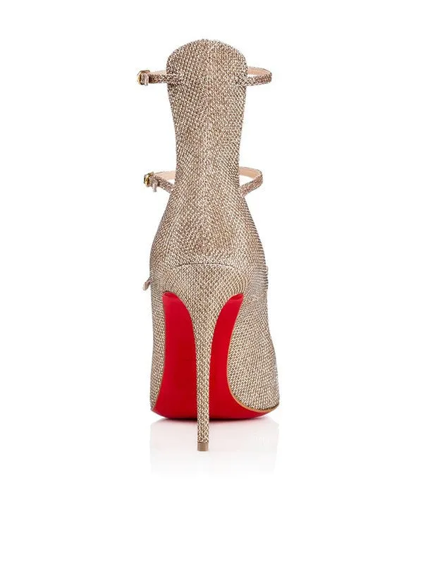 Sparkling Glitter High Heels With Buckle Stiletto Heel OS115