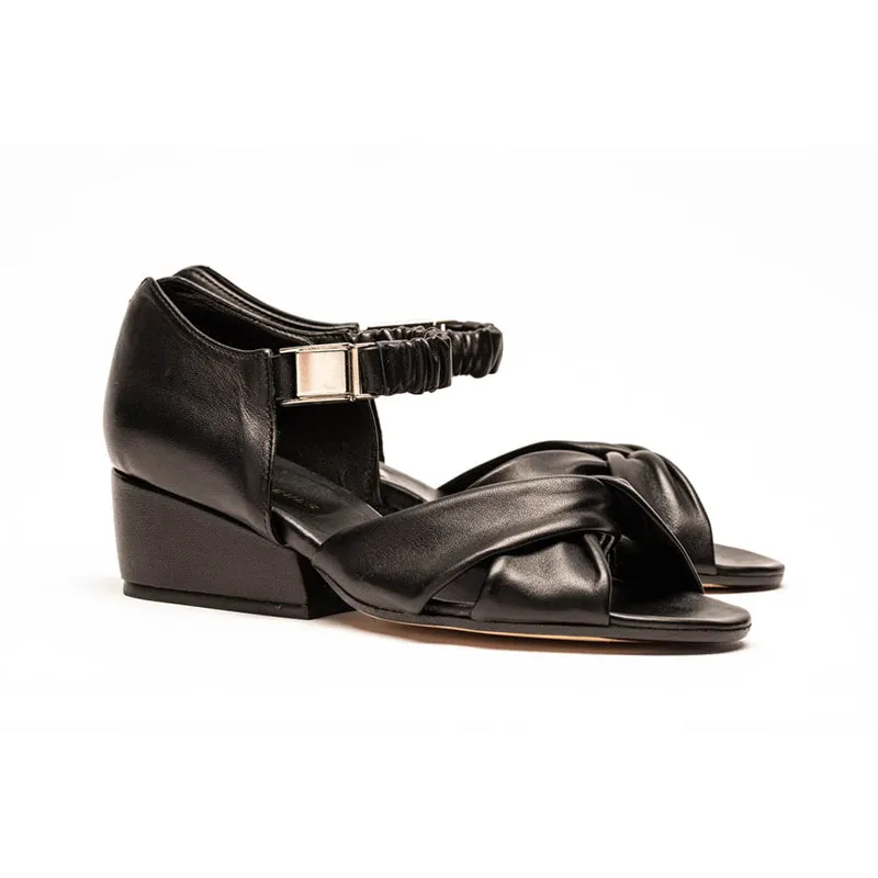 SS24 JACKIE Smoke | Leather Sandals
