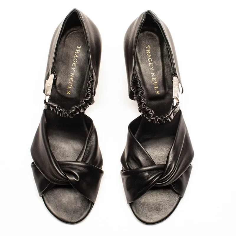 SS24 JACKIE Smoke | Leather Sandals
