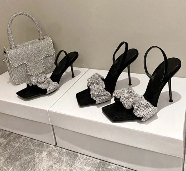 Star Style Luxury Rhinestones Elegant Stiletto High Heels