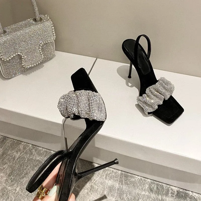 Star Style Luxury Rhinestones Elegant Stiletto High Heels