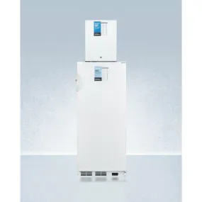 Summit Accucold 24 In. 12.1 Cu. ft. All Refrigerator Stacked with Compact FS30LPRO Freezer - FFAR10-FS30LSTACKPRO