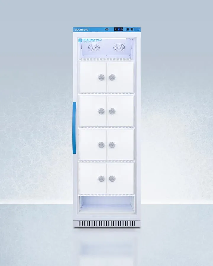 Summit ARG15PVLOCKER 15 CU.FT. Upright Vaccine Refrigerator With Interior Lockers