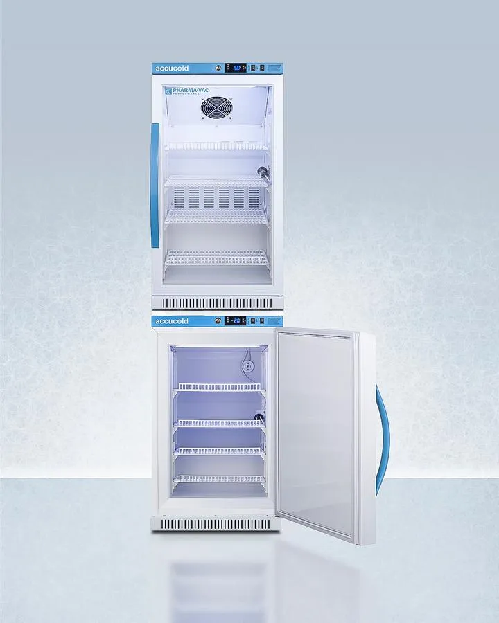 Summit ARG31PVBIADAAFZ2PVBIADASTACK 20" Wide Performance Series All-refrigerator/all-freezer Combination