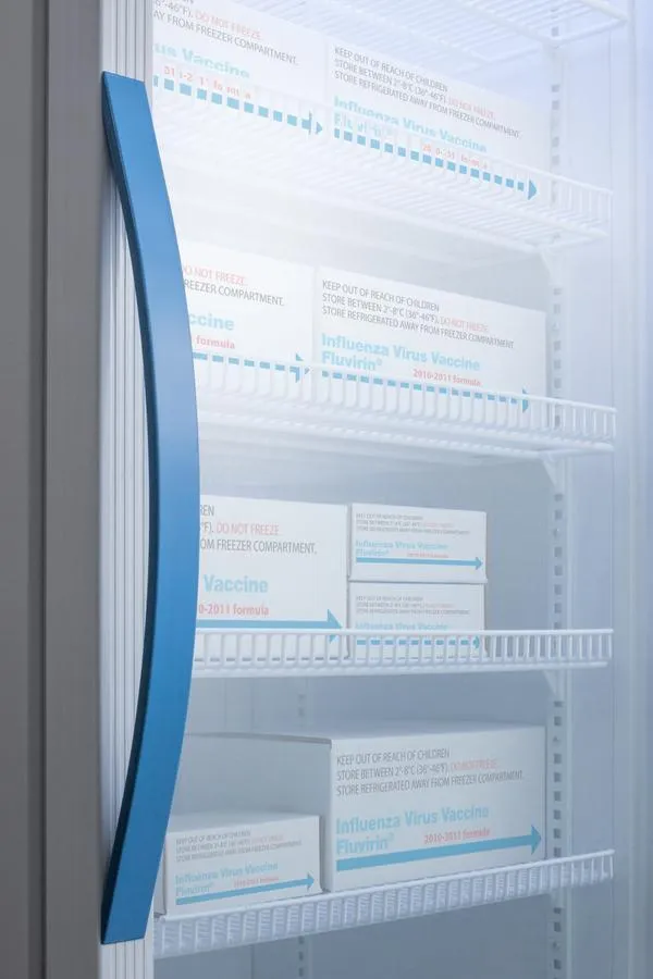 Summit ARG8PV456 8 CU.FT. Upright Vaccine Refrigerator, Certified To Nsf/ansi 456 Vaccine Storage Standard