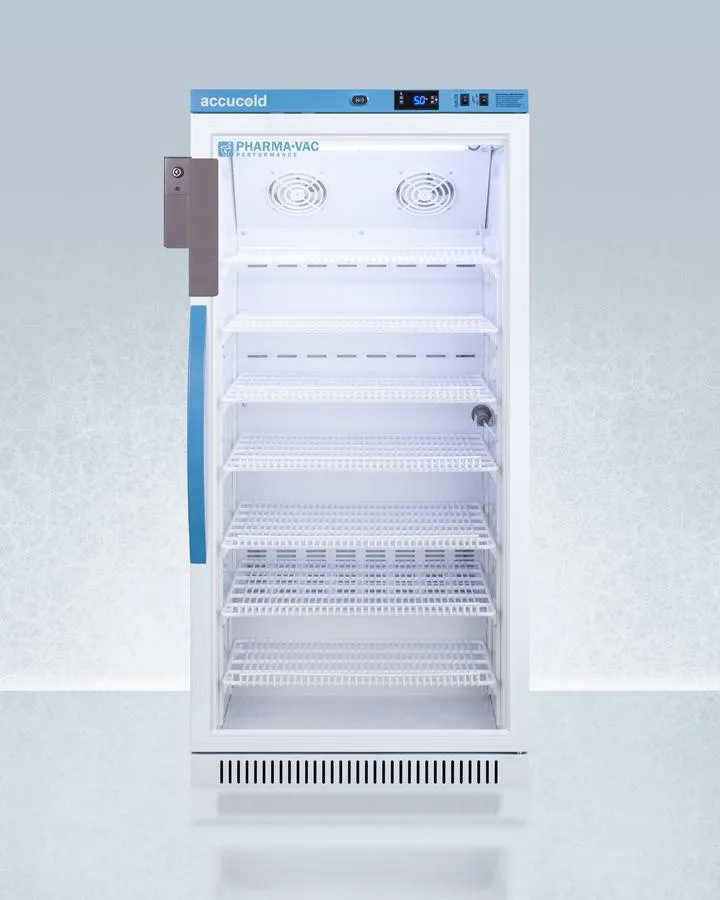 Summit ARG8PV456 8 CU.FT. Upright Vaccine Refrigerator, Certified To Nsf/ansi 456 Vaccine Storage Standard