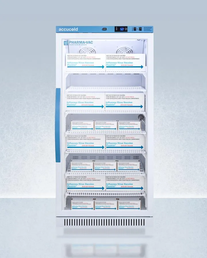 Summit ARG8PV456 8 CU.FT. Upright Vaccine Refrigerator, Certified To Nsf/ansi 456 Vaccine Storage Standard