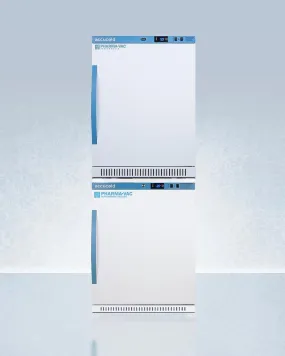 Summit ARS6PVAFZ5PVBIADASTACK 24" Wide Performance Series All-refrigerator/all-freezer Combination