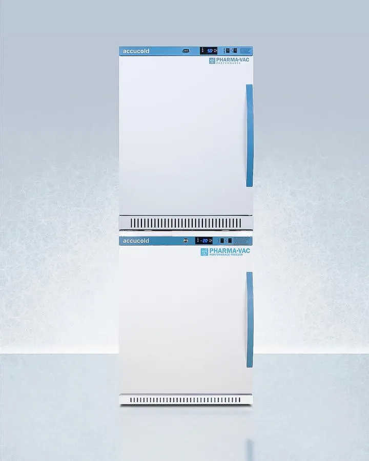 Summit ARS6PVAFZ5PVBIADASTACKLHD 24" Wide Performance Series All-refrigerator/all-freezer Combination