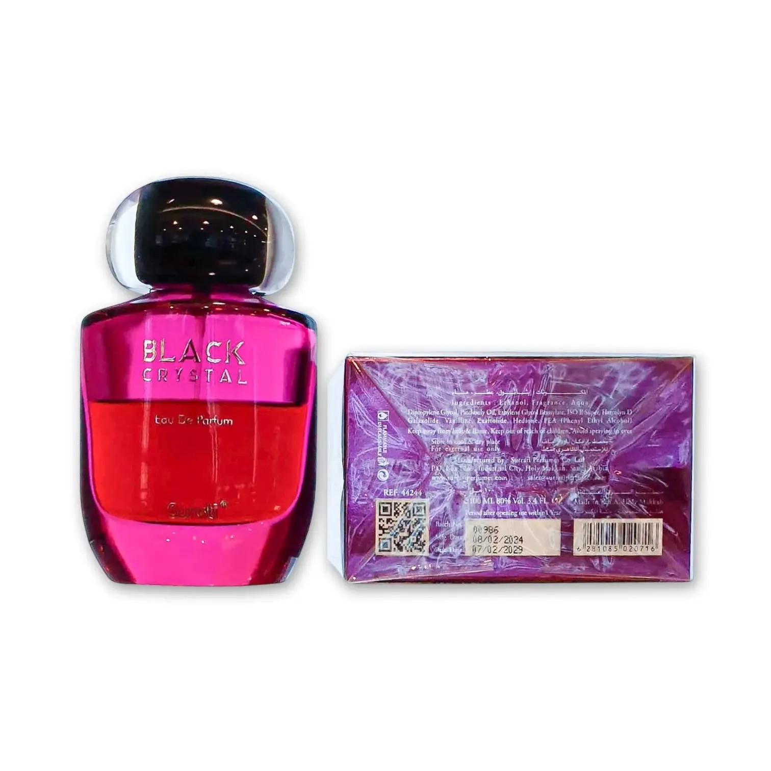 Surrati Black Crystal Eau de Parfum 100ml