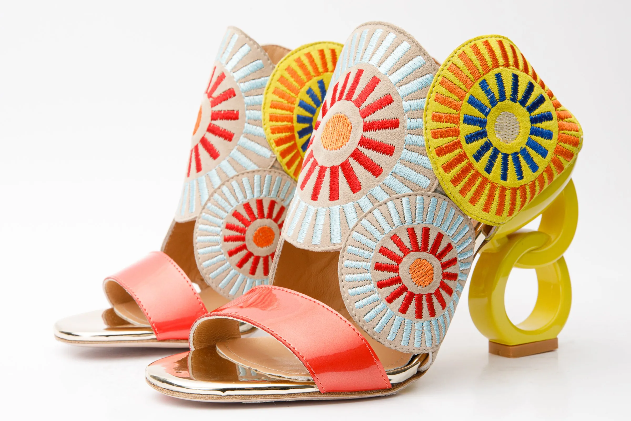 The Parama Yellow Leather Ankle Strap Women Sandal