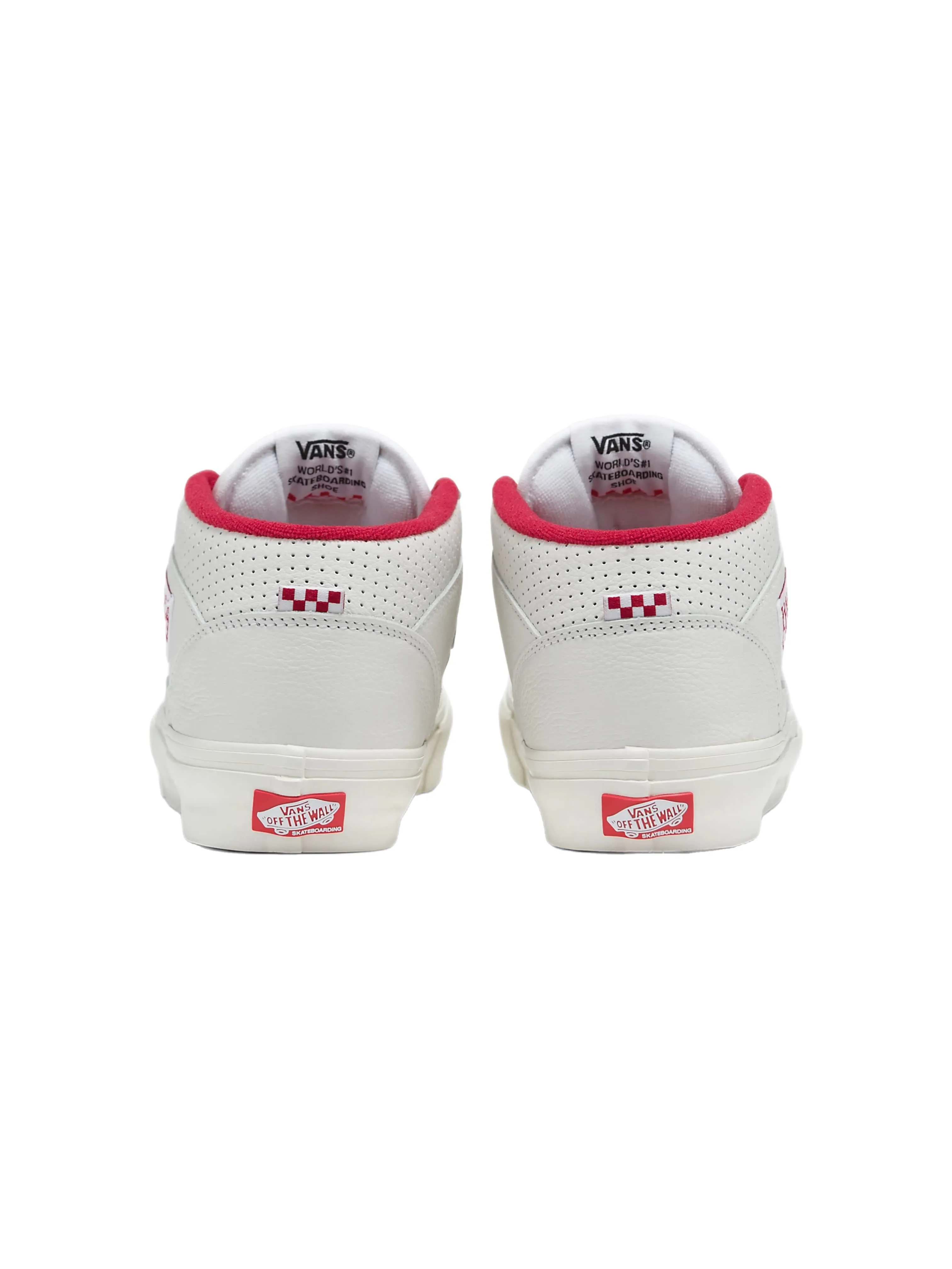 Vans Skate Half Cab - ( Vintage Sport ) White / Red