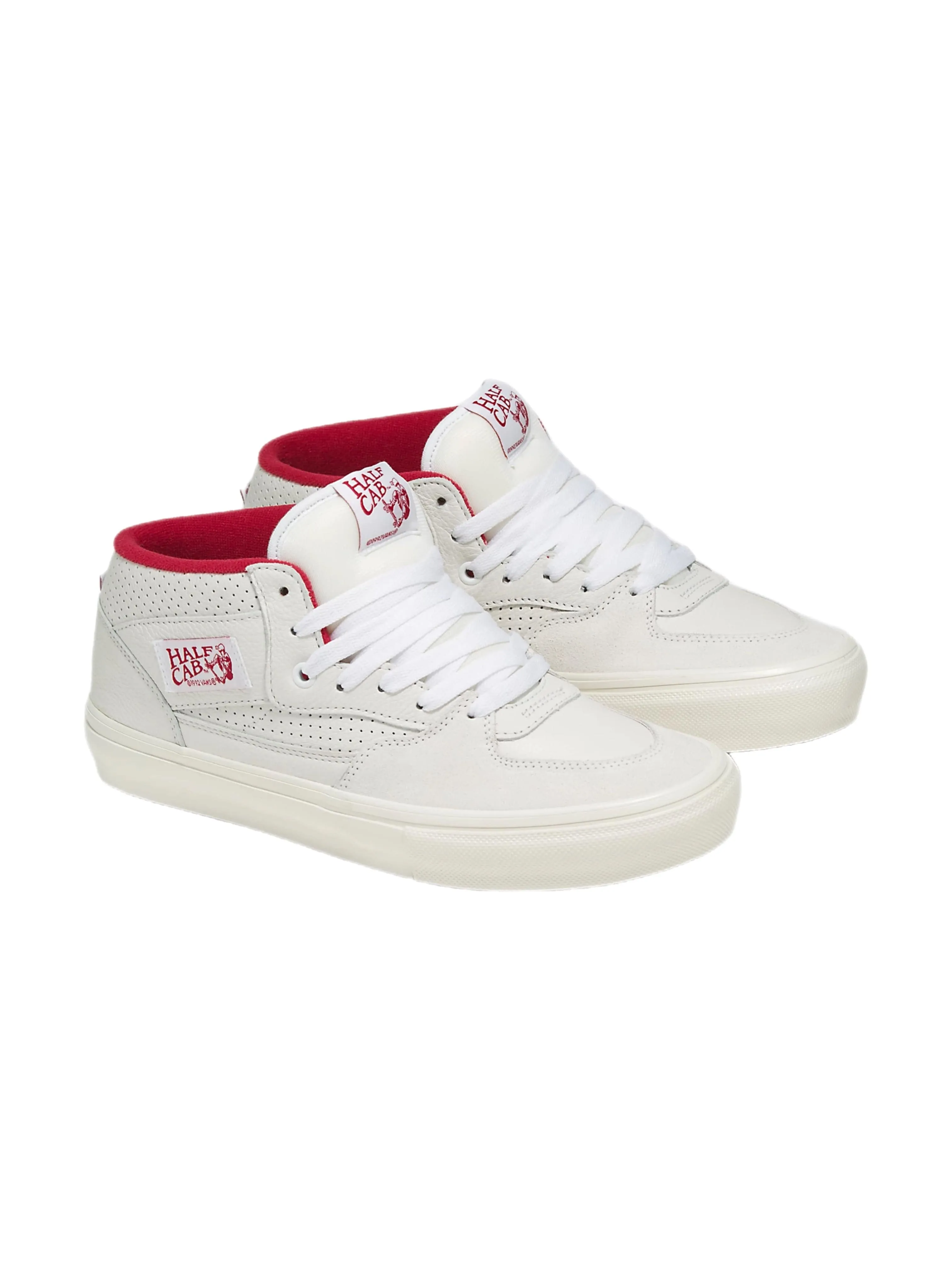Vans Skate Half Cab - ( Vintage Sport ) White / Red