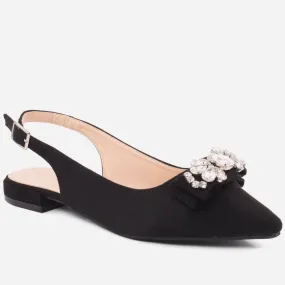 Women "ERIN" Glittering Low Heel Sandals