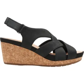 Women's Clarks Un Capri Step Black Nubuck