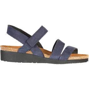 Women's Naot Kayla Navy Velvet Nubuck