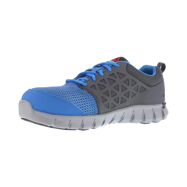 Women's Sublite Cushion Alloy-Toe Athletic Work Shoe Grey/Blue